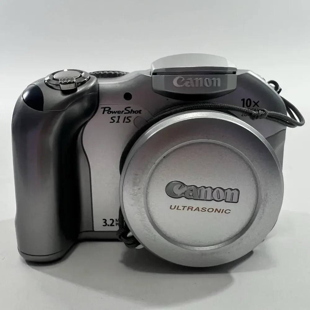 Canon PowerShot S1 IS 3.2MP Digital Camera 10x Optical Zoom PC1058 Kit Tested